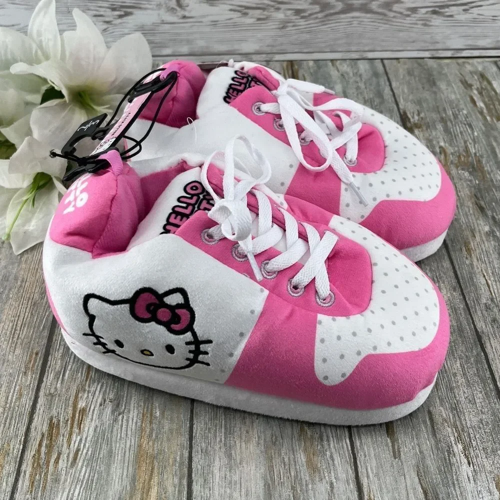 Little Girls Hello Kitty Sneaker Slippers Shoes Size 2/3